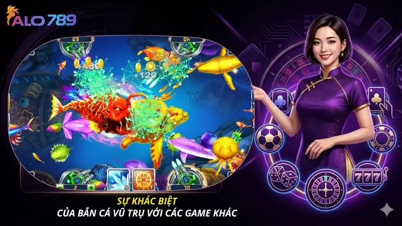 Ưu điểm đầy nổi bật của game bắn cá chủ đề vũ trụ
